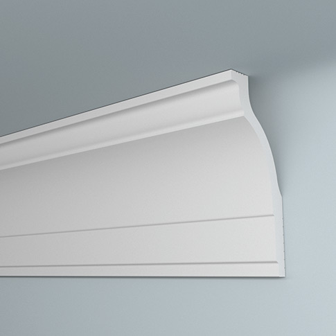 Плинтус для натяжного потолка и светодиодной подсветки Q50/120
