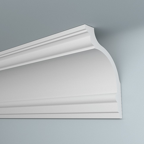 Плинтус для натяжного потолка и светодиодной подсветки Q80/120